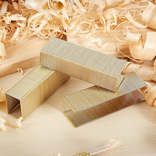 meite 16 Gauge 1-Inch Wide Crown Staples 1-1/4'' Leg, Galvanized P-Type Heavy Duty Construction Staples for Stapler Gun - Roofing Subflooring House-Wrap, Strong Holding & Tear-Resistance, 10,000 PCS