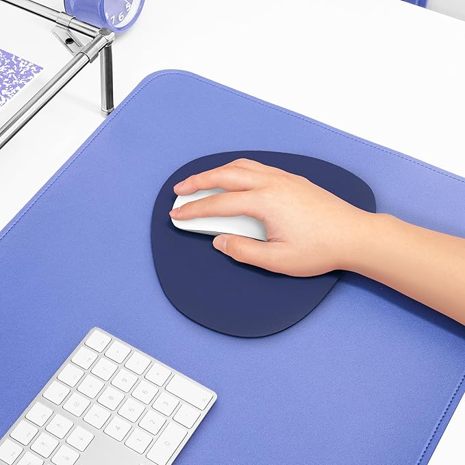 GREEDY FARMERS Mouse pad, Non-Slip Washable Waterproof Computer Mouse pad (Blue Moon Navy)