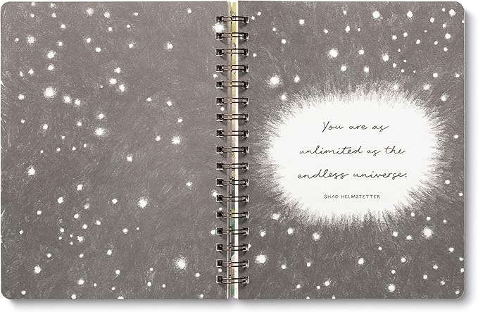 Compendium Spiral Notebook - There is a voice that doesn't use words. Listen. — A Designer Spiral Notebook with 192 Lined Pages, College Ruled, 7.0”W x 9.25”H