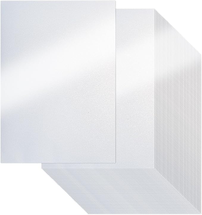 White Shimmer Cardstock Paper, 120 Sheets 250gsm/92Ib Pearlescent Paper for Crafts, Double-sided Shiny Cardstock for Gift Wrapping Birthday Wedding Decoration UAP18120