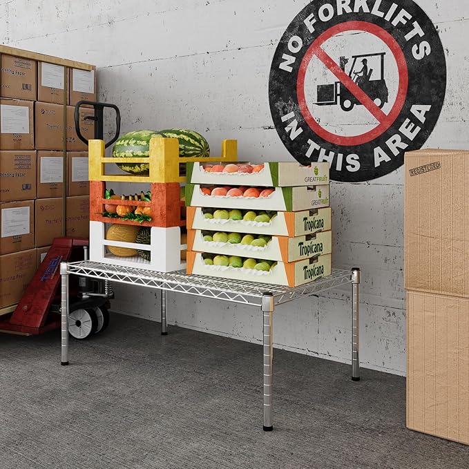 Regal Altair 21" Deep x 36" Wide x 14" Height Wire Shelving Kit | 1-Tier | NSF Commercial Storage Rack Unit
