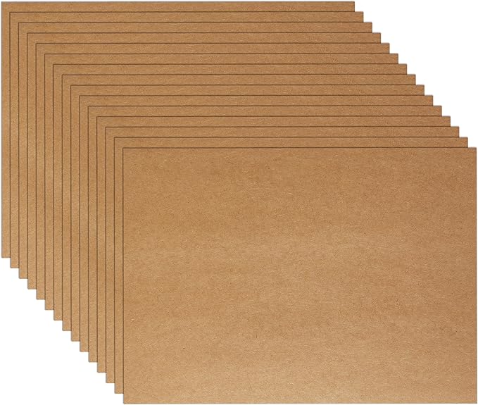 Guakicae 60 Sheets Brown Cardstock 5 x 7 Kraft Paper, 300gsm/110lb Heavyweight Flat Card Stock Printer Paper for DIY Card Making, Party Invitations, Thank You Cards, Graduations, Mailing