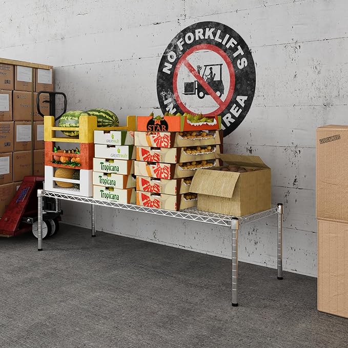 Regal Altair 18" Deep x 54" Wide x 14" Height Wire Shelving Kit | 1-Tier | NSF Commercial Storage Rack Unit