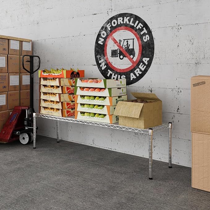 Regal Altair 14" Deep x 54" Wide x 14" Height Wire Shelving Kit | 1-Tier | NSF Commercial Storage Rack Unit