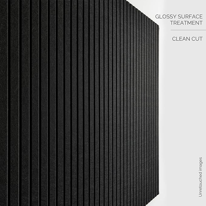 VIVELDA Large Bulletin Board 48"x36" - Office Wall Organizer to Replace your Old Cork Boards for Walls for Office Decor - 12-pack Felt Wall Panels for Use in Home Office Decor, Classroom Decor (Black)