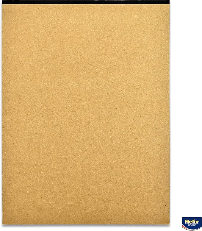 Helix - 100% Rag Vellum Paper Pad - 18 Inch x 24 Inch - 50 Sheet Pad - Acid-Free - Drafting, Art, Sketching and Tracing