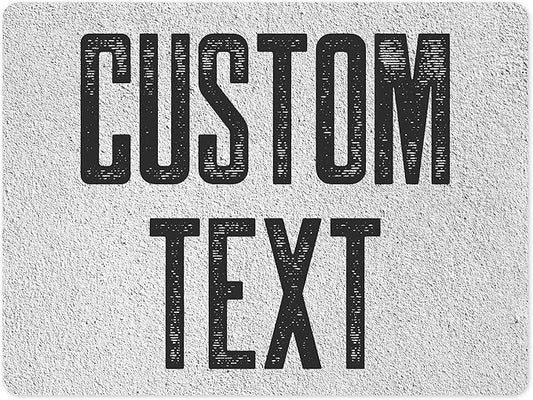 Custom Sign, Custom Street Sign, 11 Font Colors, 13 Font Styles, 4 Hole Options, 22 Sizes, 18x24 Inches, Rust Free DiBound, Fade Resistant, Made in USA by My Sign Center (Concrete)