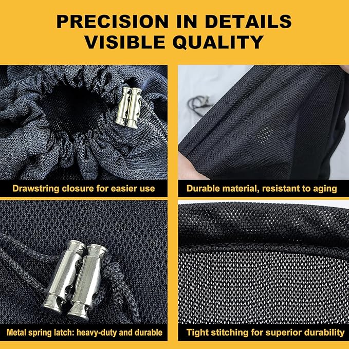 Wood Chipper Bag Collection for Craftsman Electric Shredder Mulcher, Universal 24x48 Leaf Mulcher Collection Bag Fits Most Brand