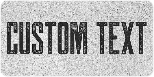 Custom Sign, Custom Street Sign, 11 Font Colors, 13 Font Styles, 4 Hole Options, 22 Sizes, 6x12 Inches, Rust Free DiBound, Fade Resistant, Made in USA by My Sign Center (Concrete)