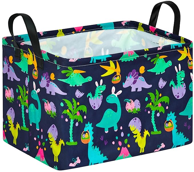 FUULOXE Storage Bin for Shelves Rectangle Closet Baskets Foldable Box with Handles Storage Bins, Storage Boxes for Home Office Car Dormroom