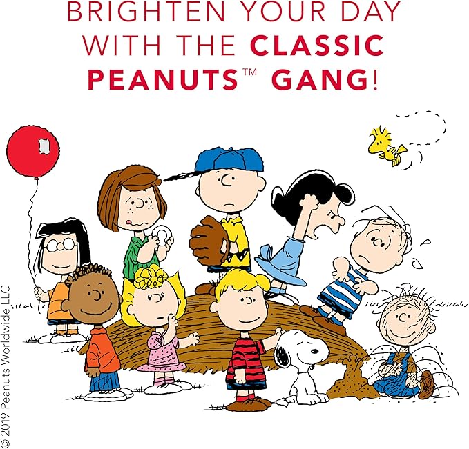Graphique Magnetic Notepad - Peanuts Gang Grocery and Shopping List - Fun Decorative To-Do List - Perfect House Warming Gifts - 100 Tear off Sheets (4" x 9.25" x .5")