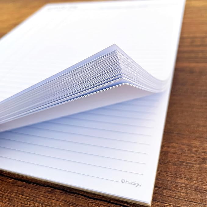 Activity Log Notepad 11x8,5 - Organize and Track Tasks, Appointments, Contacts, Records - Premium Thick Paper - Letter Size - 50 Sheets -Hard Cardboard Back Stand - To Do List Notepad for Work, Daily