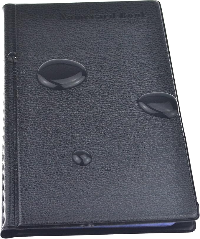 SAMYO Business Journal Name Card Book Holder Organizer - Holds 240 Cards - Black