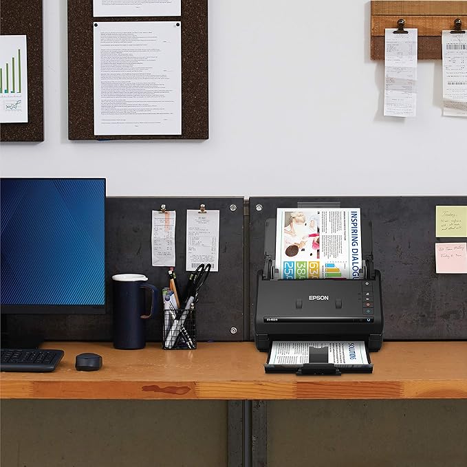 Epson WorkForce ES-400 II Color Duplex Desktop Document Scanner for PC and Mac, with Auto Document Feeder (ADF) (Renewed)