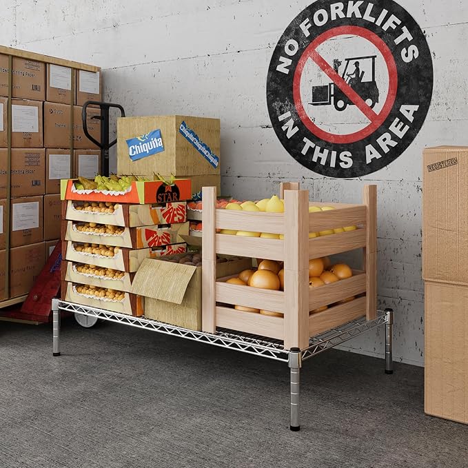 Regal Altair 24" Deep x 42" Wide x 8" Height Wire Shelving Kit | 1-Tier | NSF Commercial Storage Rack Unit