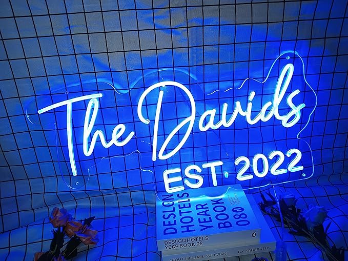 Custom Neon Sign,Gifts for girl,kids,Christmas, Wedding Party,Family,Bar,Salon.led sign &Company Logo or Business Name light sign,birthday present.