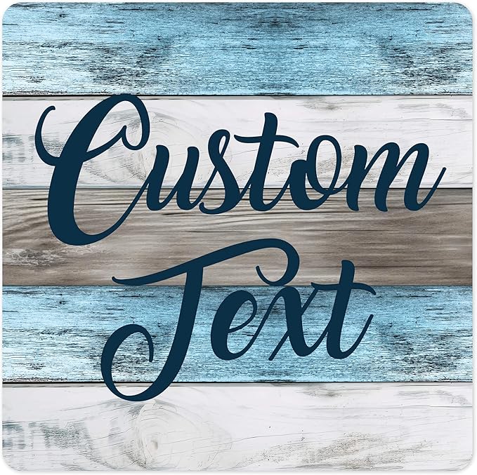 Custom Sign, Custom Street Sign, 11 Font Colors, 13 Font Styles, 4 Hole Options, 22 Sizes, 36x36 Inches, Rust Free DiBound, Fade Resistant, Made in USA by My Sign Center (Coastal)