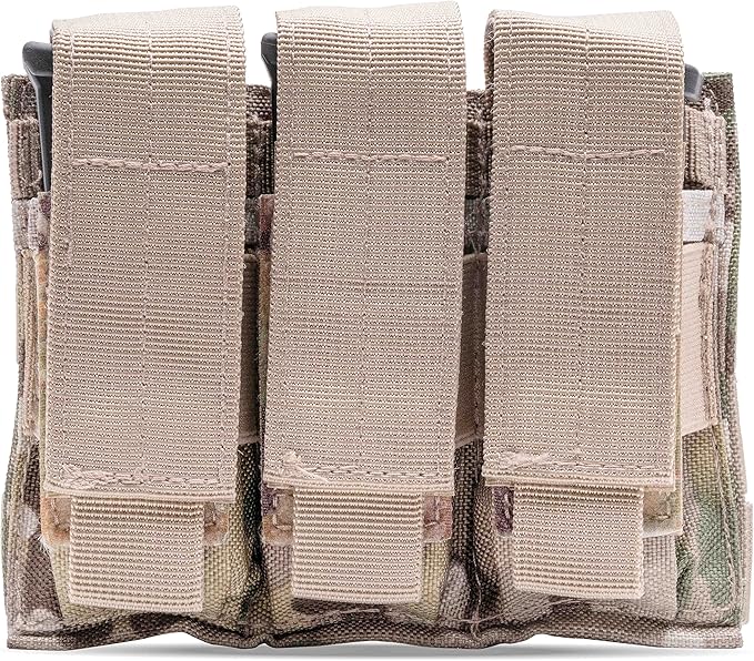 Tacticon P1 P2 P3 BattlePouch | Universal Pistol Mag Pouch | Combat Veteran Owned Company | Molle Single Double Triple Pistol Magazine Holster for Ammo | Tactical Bag Accessories Holder